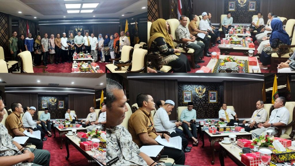 Audensi Forum Sekolah Adiwiyata dengan Walikota Samarinda sore tadi di ruang rapat Walikota