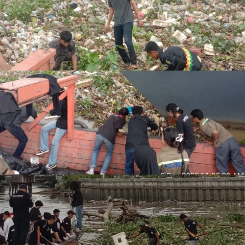 FKMTSI Kalimantan Gelar Pengabdian Lingkungan di Sungai Karang Mumus