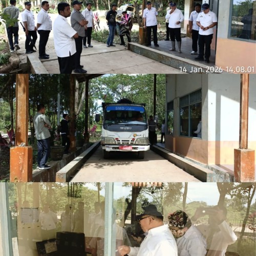 Wakil Walikota Samarinda Uji Coba Fungsional Jembatan Timbang TPA Sambutan