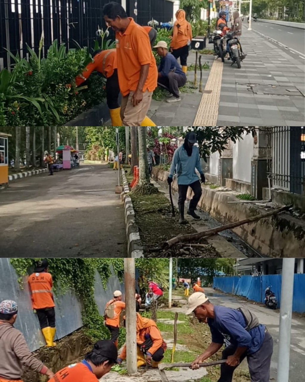 DLH Bersihkan GOR Segiri, Persiapan Matangkan Pasar Ramadan 2026