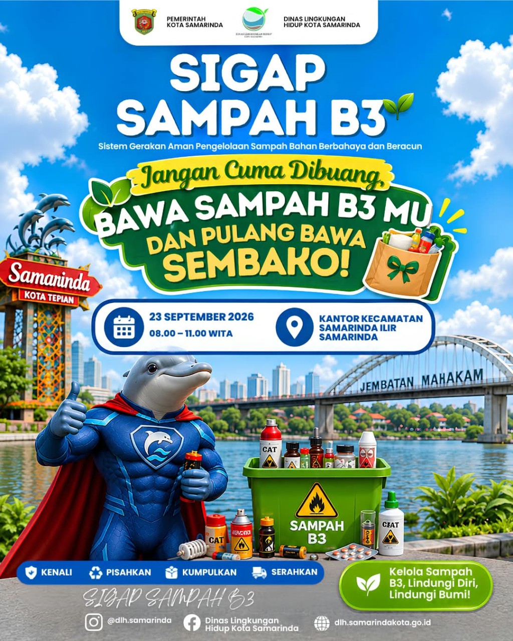 SIGAP SAMPAH B3 Hadir di Kantor Kecamatan Samarinda Ilir!