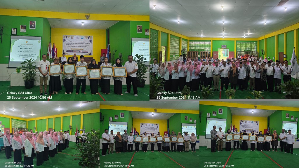 Penyerahan Penghargaan Sekolah Adiwiyata Kota Samarinda 2024 dan Pelantikan Forum Sekolah Adiwiyata Kota Samarinda Periode 2024-2028