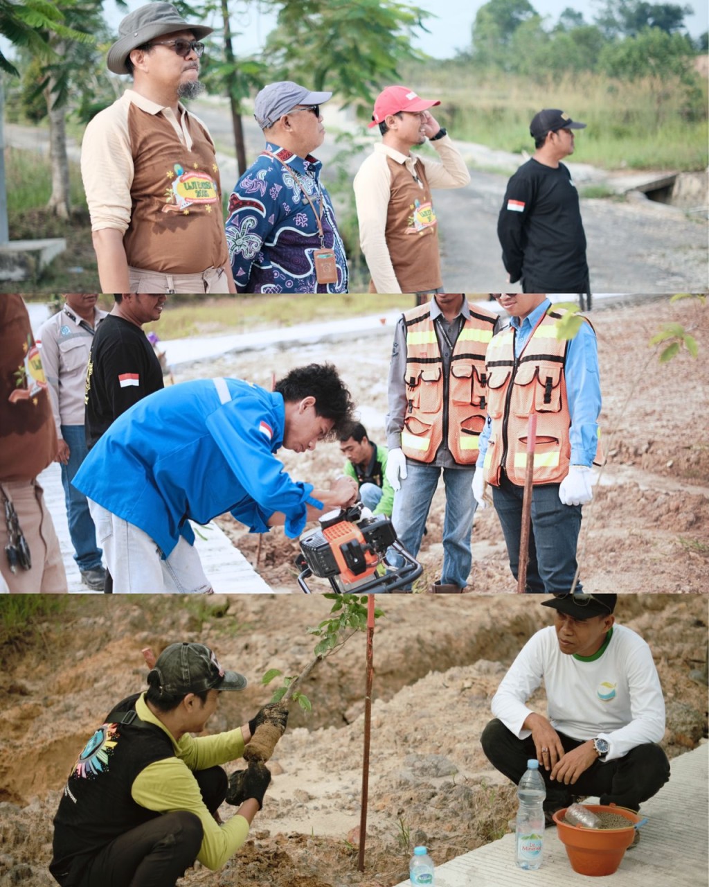 Kegiatan Rehabilitasi Lahan melalui Penghijauan Penanaman Bibit Pohon