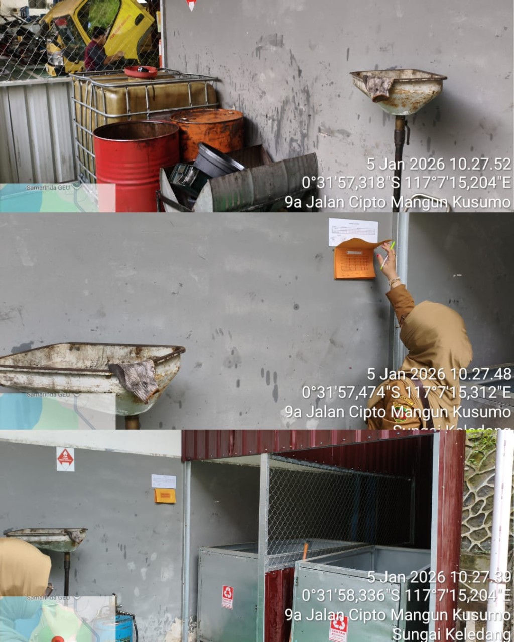 Kegiatan Verifikasi Lapangan Pengelolaan Limbah B3 di PT. Mahakam Berlian Samjaya (Mitsubishi Fuso Truck & Bus)