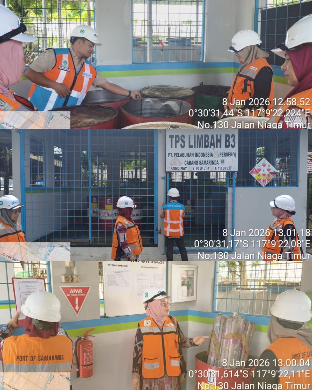 DLH Samarinda Verifikasi Kepatuhan Pengelolaan Limbah B3 di PT Pelindo