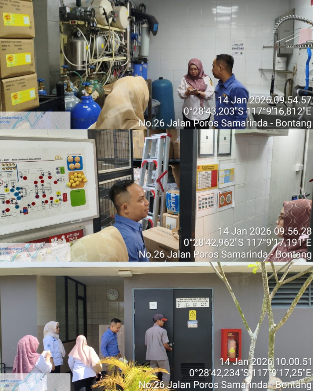 DLH Samarinda Verifikasi Kepatuhan Pengelolaan Limbah B3 di McDonald's