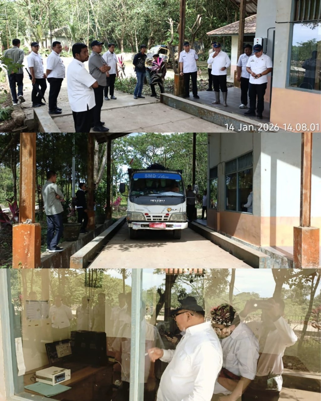 Wakil Walikota Samarinda Uji Coba Fungsional Jembatan Timbang TPA Sambutan