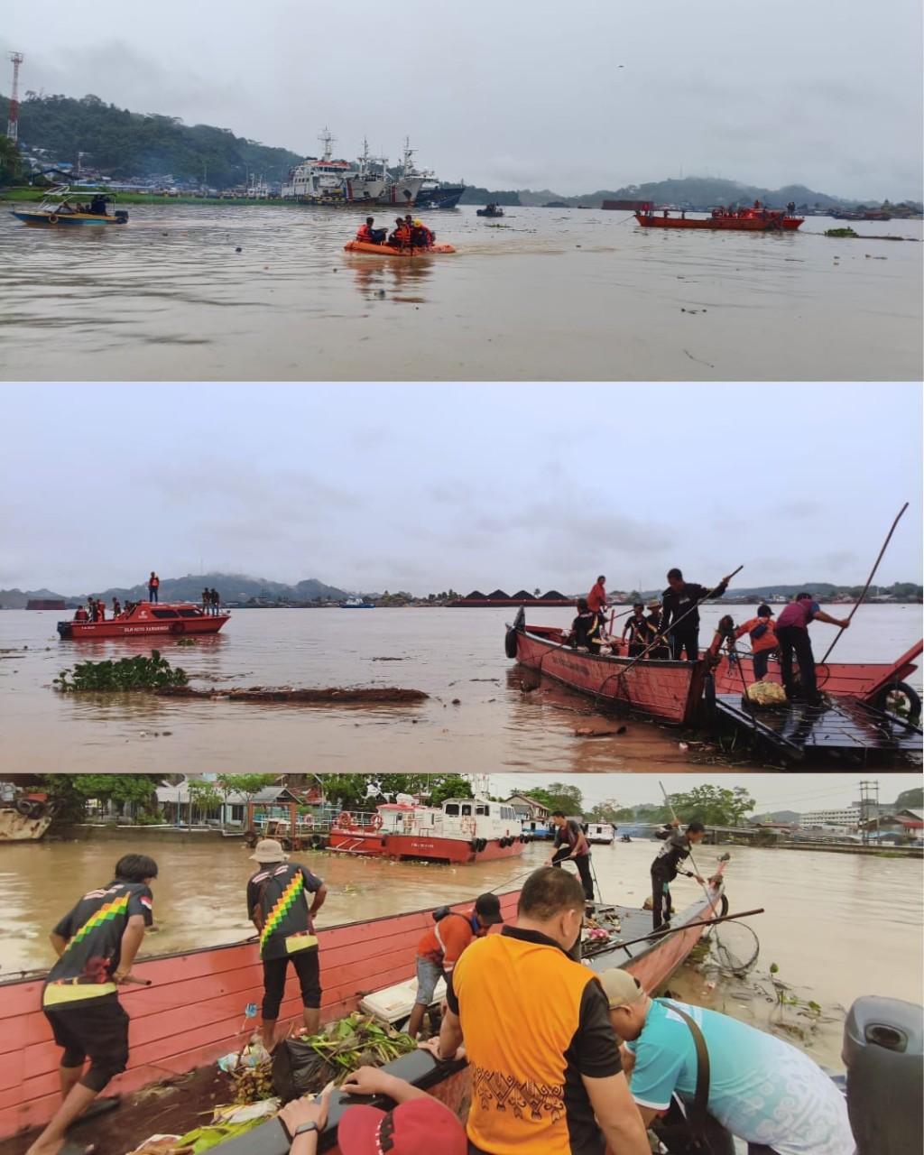Polresta Samarinda Pimpin Gerakan Bersihkan Sungai Karang Mumus