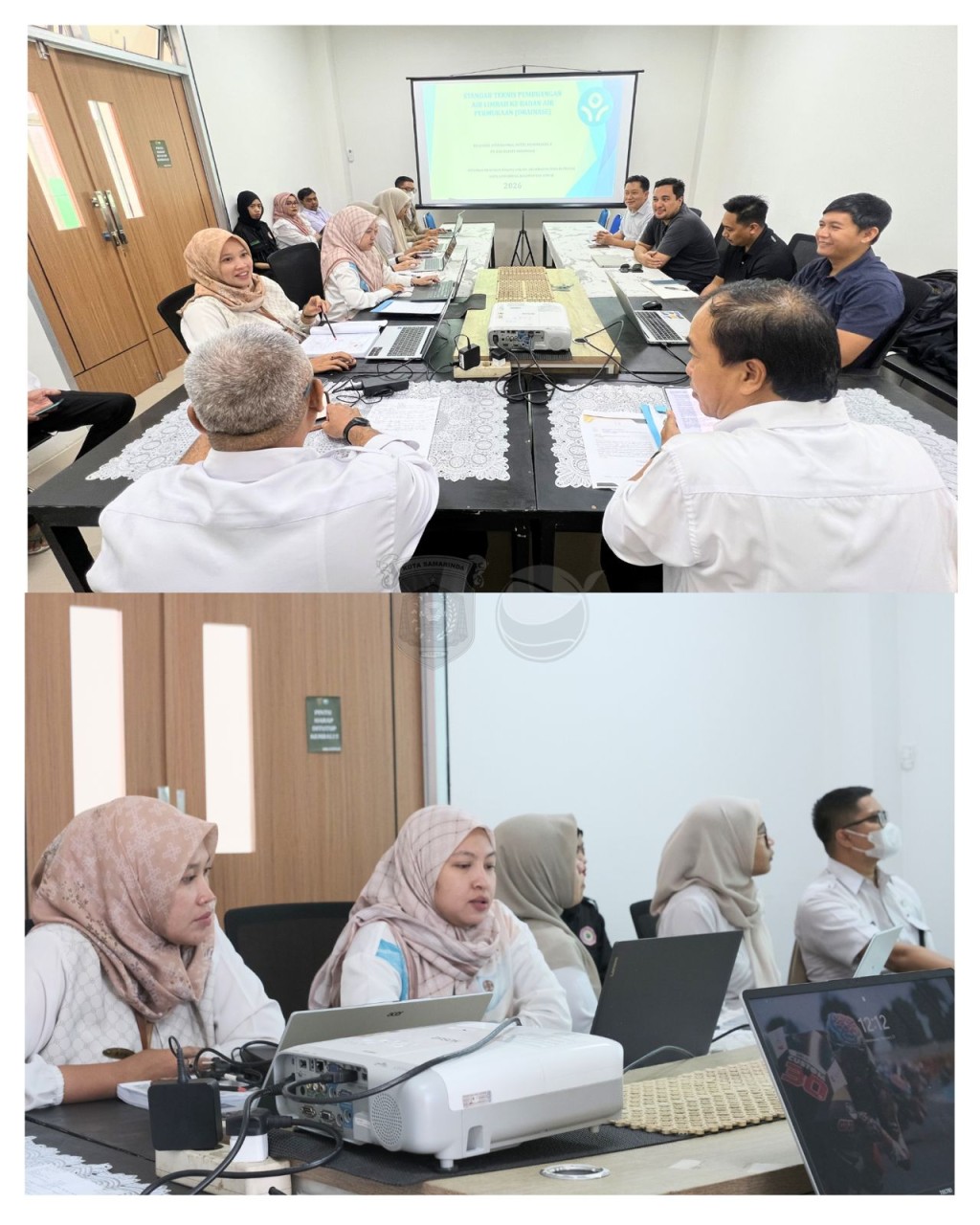 Rapat Pembahasan Substansi Teknis Persetujuan Teknis PT KSA Realty Indonesia Samarinda (Courtyard Hotel by Marriot)   📍 Ruang Rapat Lab Bid. P2KLH DLH Kota Samarinda