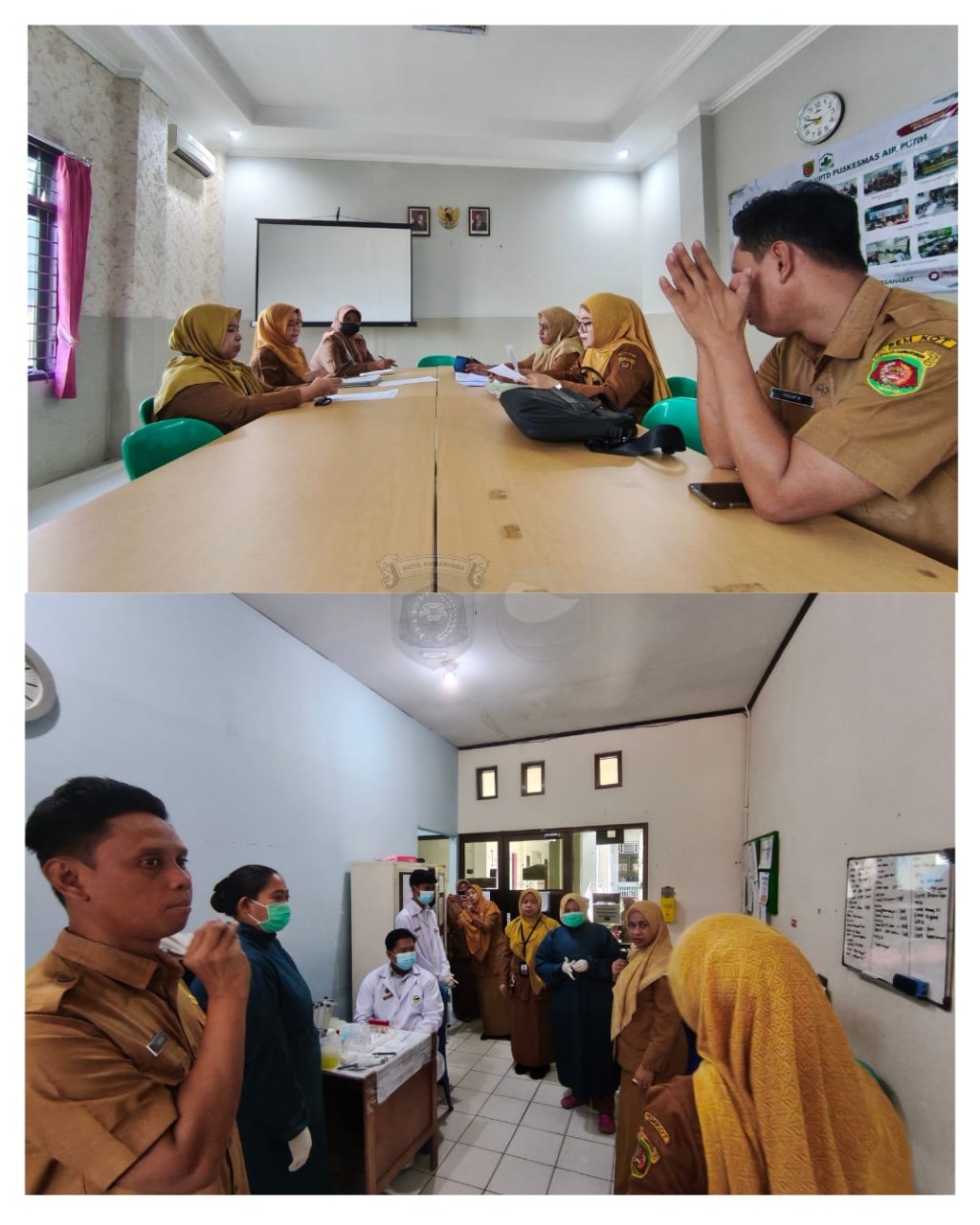 DLH Samarinda Verifikasi Kepatuhan Pengelolaan Limbah B3 UPTD Puskesmas Air Putih