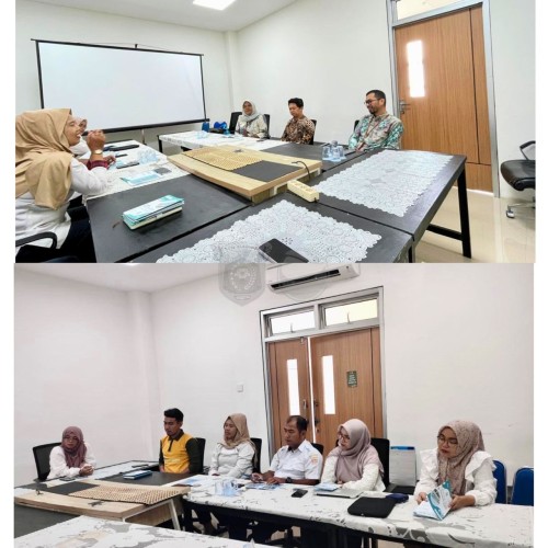 Pertemuan antara Laboratorium DLH Kota Samarinda dengan Balai Standarisasi dan Pelayanan Jasa Industri (BSPJI) Samarinda.
