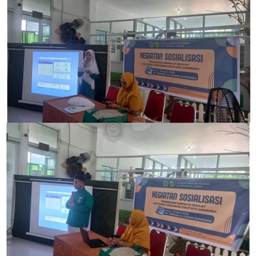 DLH Samarinda Bina Pengelolaan Sampah di Yayasan Uswatun Hasanah