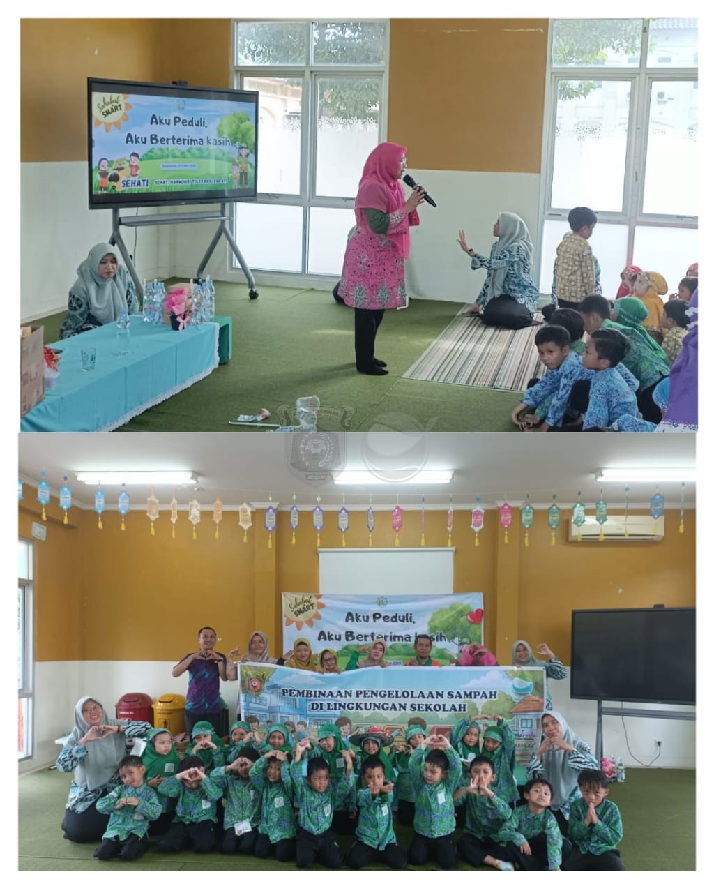 PEMBINAAN PENGELOLAAN SAMPAH DI LINGKUNGAN SEKOLAH KB DAN TK SILAMIC CENTER