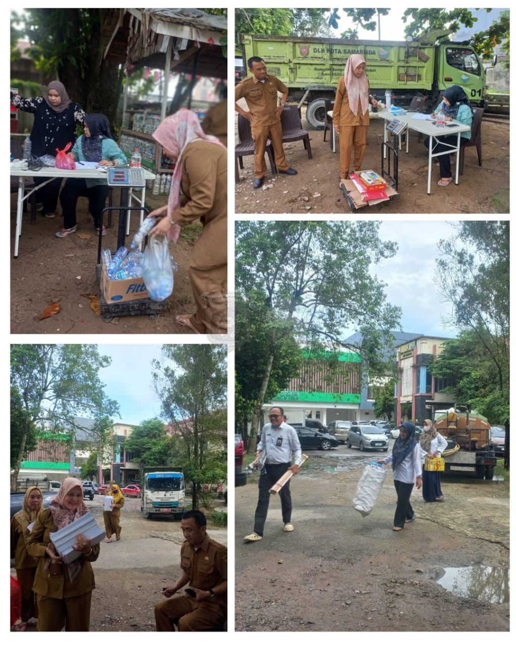 DLH Samarinda Gelar Penimbangan Sampah Bernilai di Bank Sampah SALIM