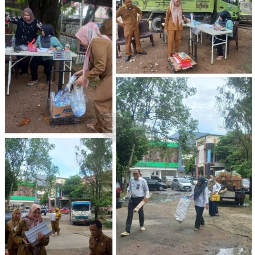 DLH Samarinda Gelar Penimbangan Sampah Bernilai di Bank Sampah SALIM