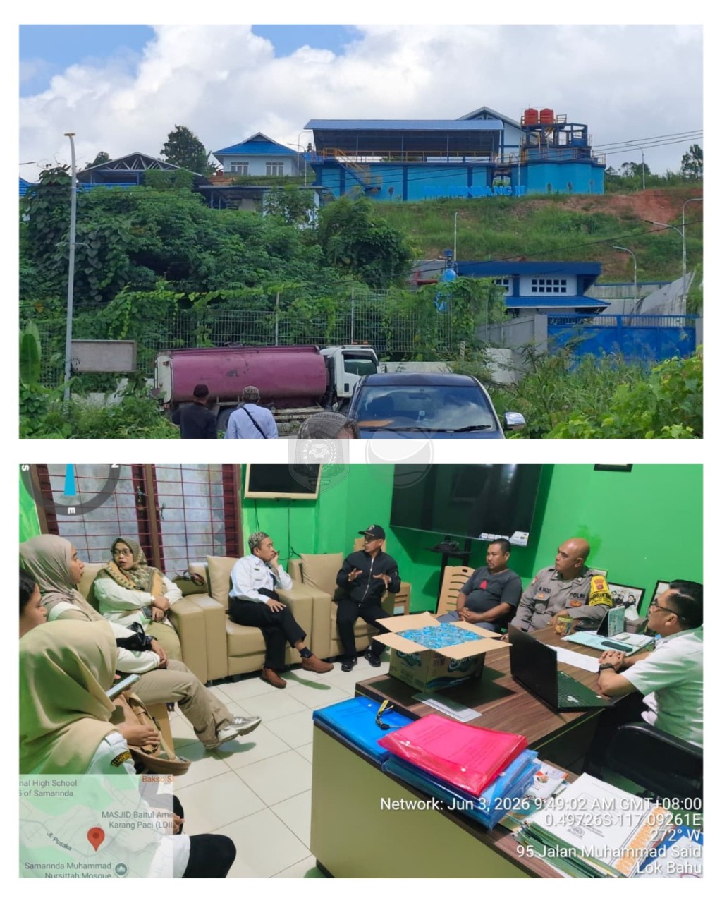 Rapat koordinasi pengaduan dugaan pembuangan air limbah oleh IPA Bendang 1 & 2