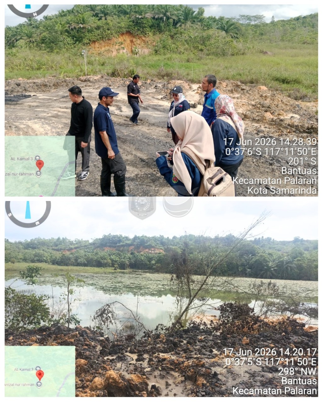 Konsesi PT Energi Cahaya Industritama, Kelurahan Bantuas, Kecamatan Palaran, Kota Samarinda.