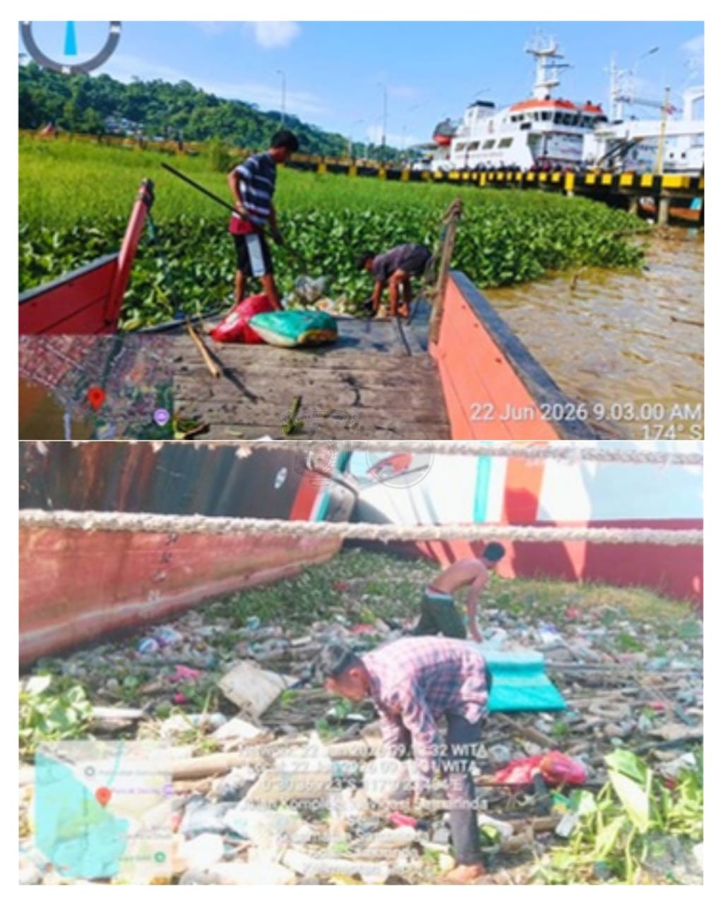 DLH Samarinda Laksanakan Pembersihan Rutin di Muara Karang Mumus