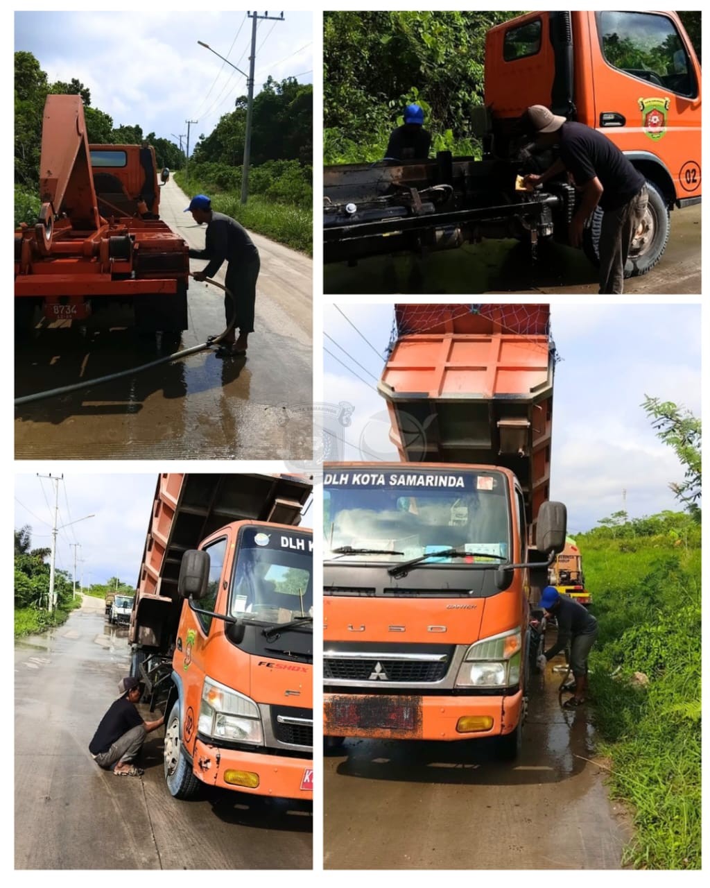 DLH Samarinda Wajibkan Pembersihan Truk Sampah setelah di TPA