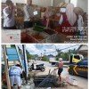 Verifikasi lapangan pengaduan pembuangan limbah kegiatan usaha ke drainase.