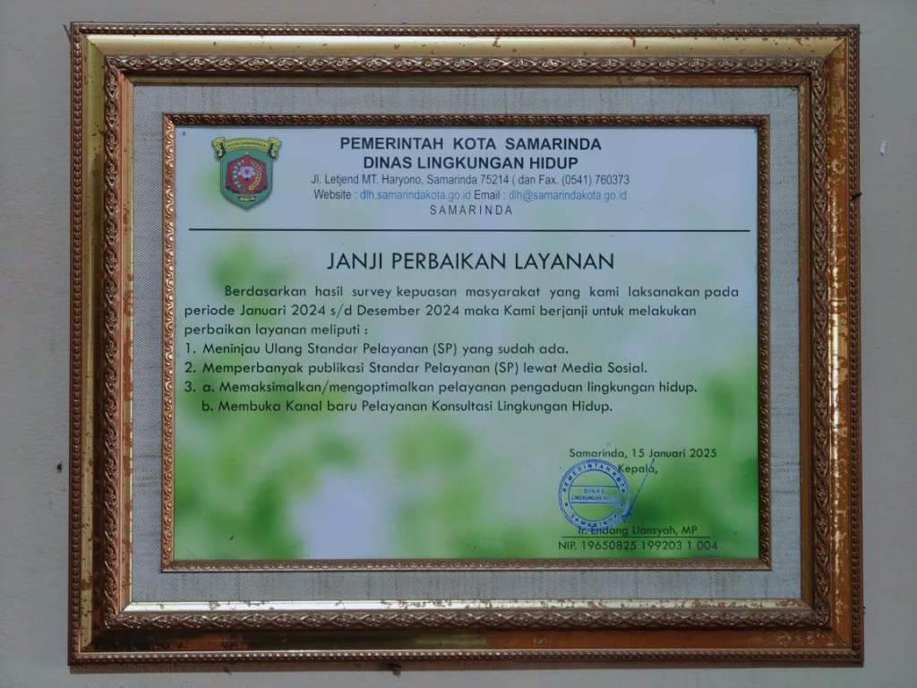 Janji Perbaikan Layanan