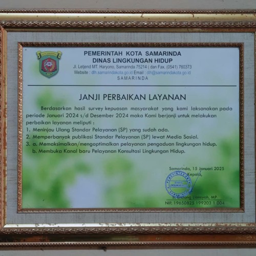 Janji Perbaikan Layanan