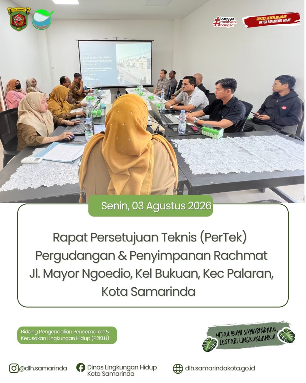 Rapat Persetujuan Teknis (PerTek) Kegiatan Pergudangan & Penyimpanan Rachmat Samarinda