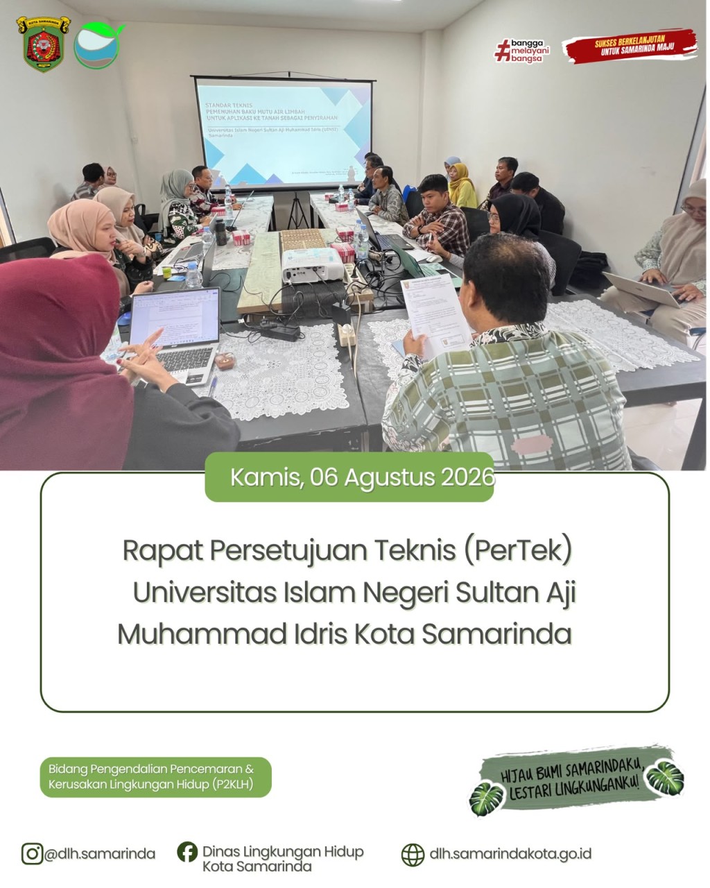 Rapat Persetujuan Teknis (PerTek) Kegiatan Universitas Islam Negeri Sultan Aji Muhammad Idris (UINSI) Samarinda