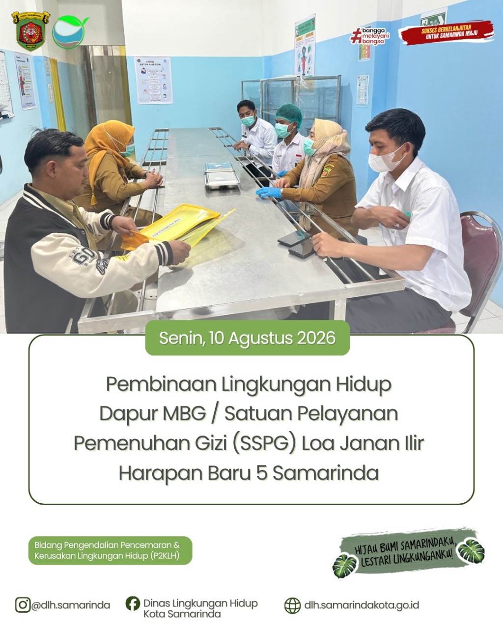 Pembinaan Lingkungan Hidup Dapur MBG / SPPG Loa Janan Ilir Harapan Baru 5