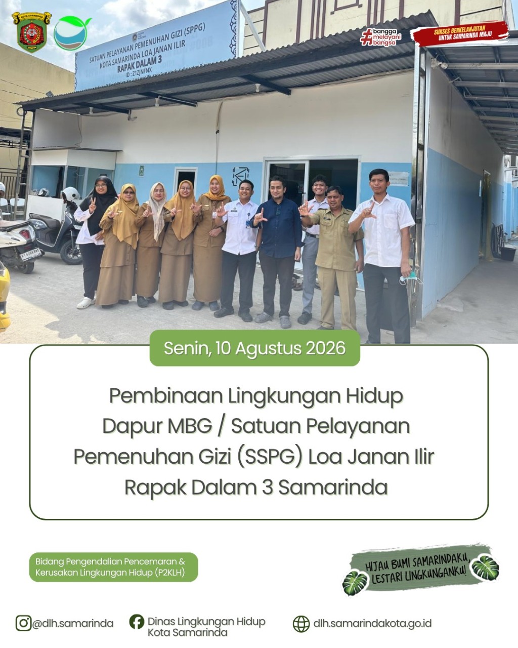 Pembinaan Lingkungan Hidup Dapur MBG / SPPG Loa Janan Ilir Rapak Dalam 3