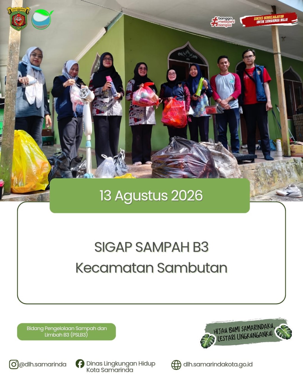 DLH Samarinda Selenggarakan Aksi SIGAP Sampah B3 di Sambutan