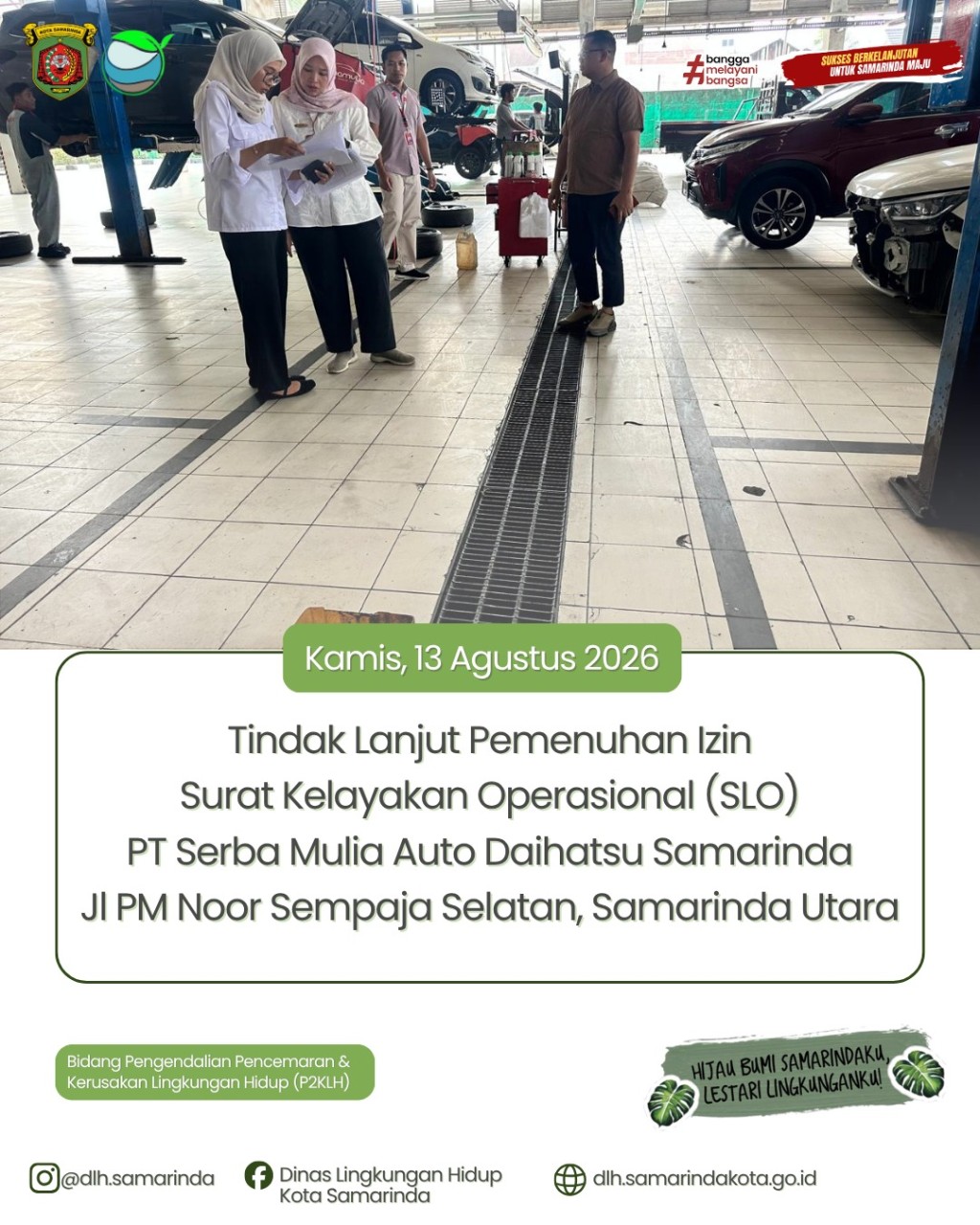 Tindak Lanjut Pemenuhan Surat Kelayakan Operasional PT Serba Mulia Auto Daihatsu
