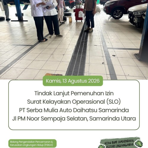 Tindak Lanjut Pemenuhan Surat Kelayakan Operasional PT Serba Mulia Auto Daihatsu