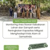 Pemasangan spanduk larangan pembakaran sampah dalam rangka pencegahan kebakaran