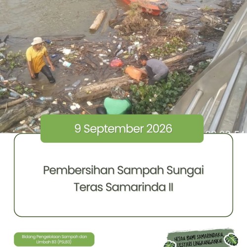 DLH Kota Samarinda Bersihkan Sampah di Teras Samarinda II