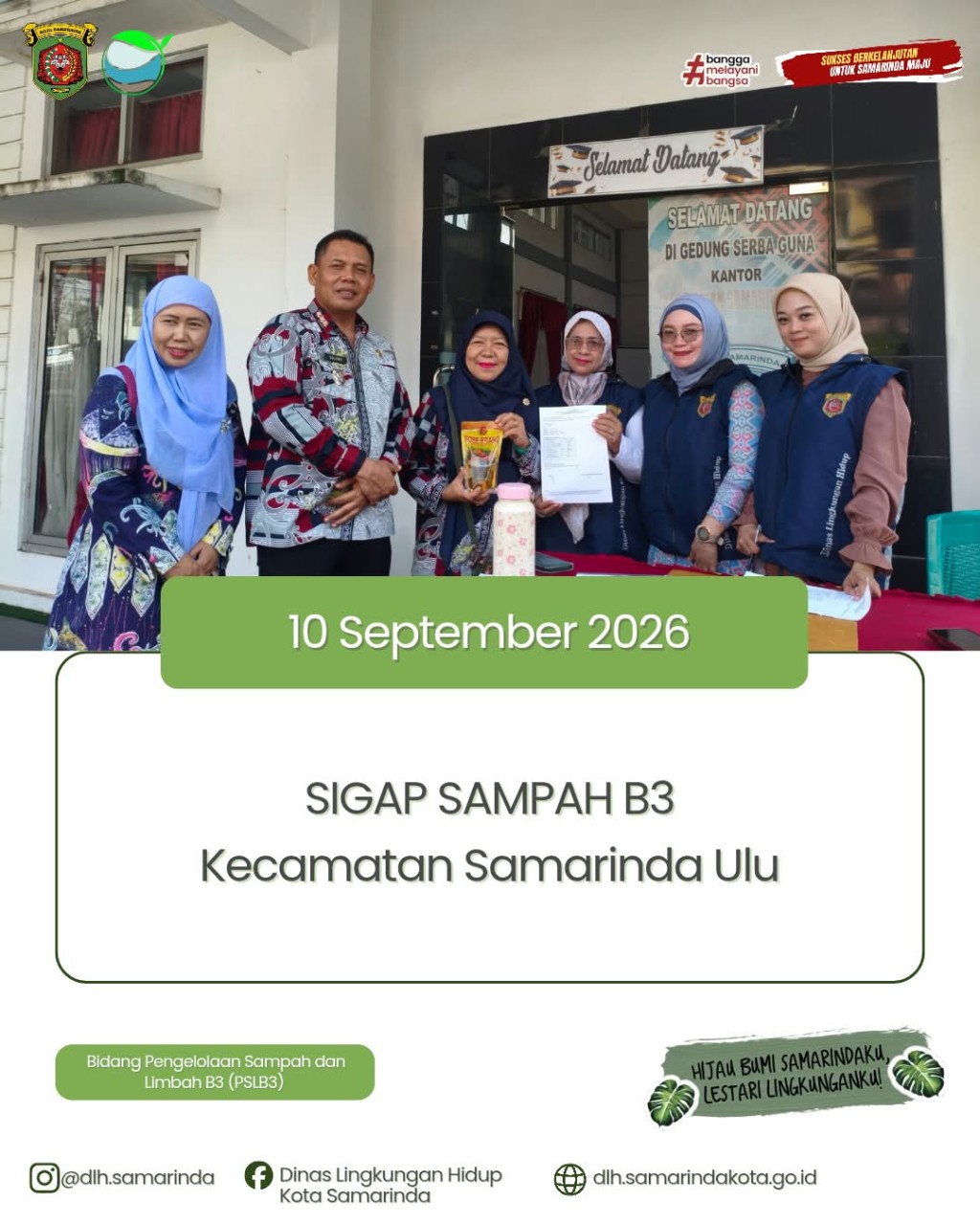 DLH Samarinda Selenggarakan Aksi SIGAP Sampah B3 di Samarinda Ulu