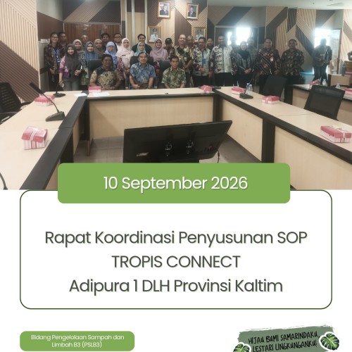 DLH Kota Samarinda Matangkan SOP TROPIS CONNECT Melalui Rapat Koordinasi