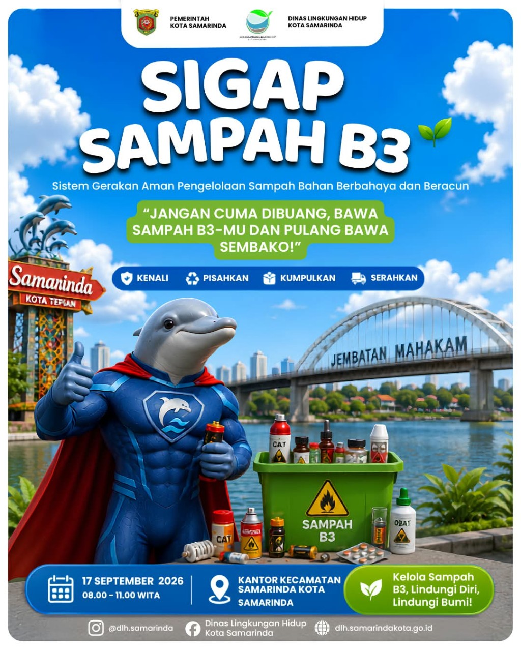 SIGAP SAMPAH B3 Hadir di Kantor Kecamatan Samarinda Kota