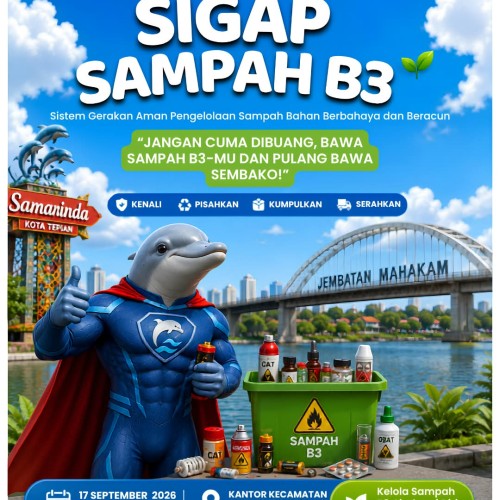 SIGAP SAMPAH B3 Hadir di Kantor Kecamatan Samarinda Kota
