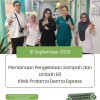 DLH Samarinda Lakukan Pembinaan Pengelolaan Sampah dan Limbah B3 di Klinik Pratama Derma Express
