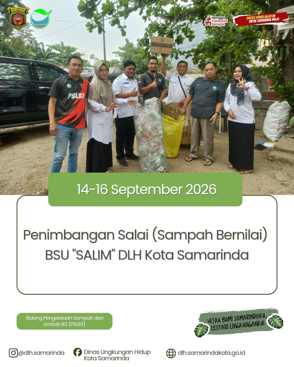 DLH Samarinda Selenggarakan Penimbangan Salai di BSU SALIM