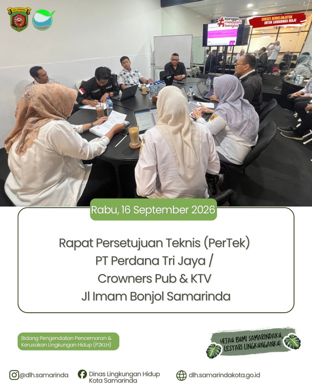 Rapat Persetujuan Teknis (PerTek) PT Perdana Tri Jaya untuk Kegiatan Crowners Pub & KTV
