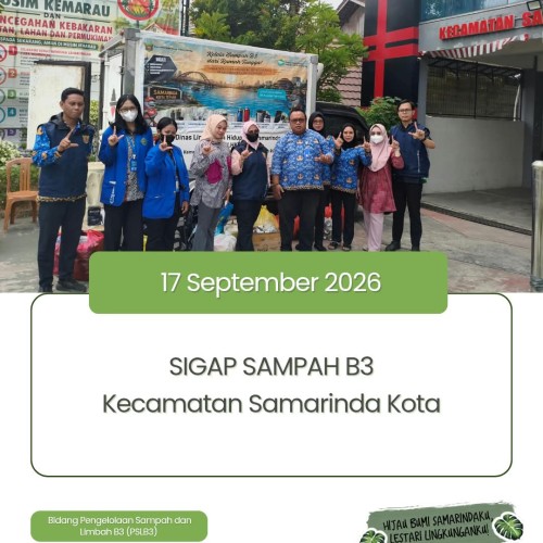 DLH Samarinda Selenggarakan Aksi SIGAP Sampah B3 di Kecamatan Samarinda Kota