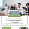 Rapat Persetujuan Teknis (PerTek) Pemenuhan Baku Mutu Air Limbah PT Mira Mulya Abadi Medical dalam Kegiatan RS Mulya Medika Samarinda 
