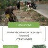 DLH Samarinda Bersihkan Sampah Bayangan di Kawasan Embun Suryana