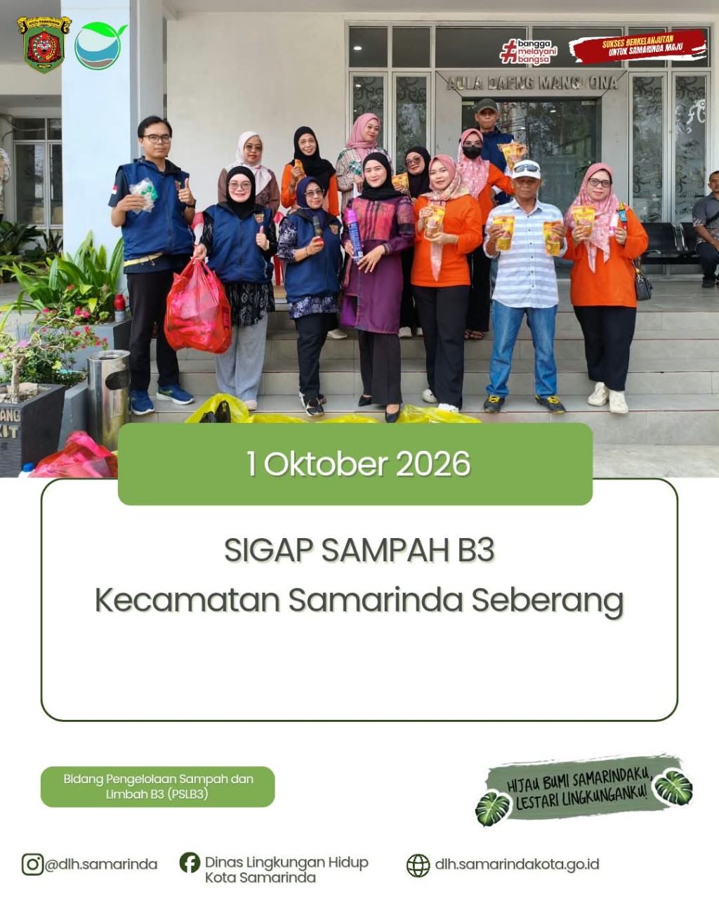 DLH Samarinda Selenggarakan Aksi SIGAP Sampah B3 di Kecamatan Samarinda Seberang