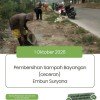 DLH Samarinda Bersihkan Sampah Bayangan di Kawasan Embun Suryana