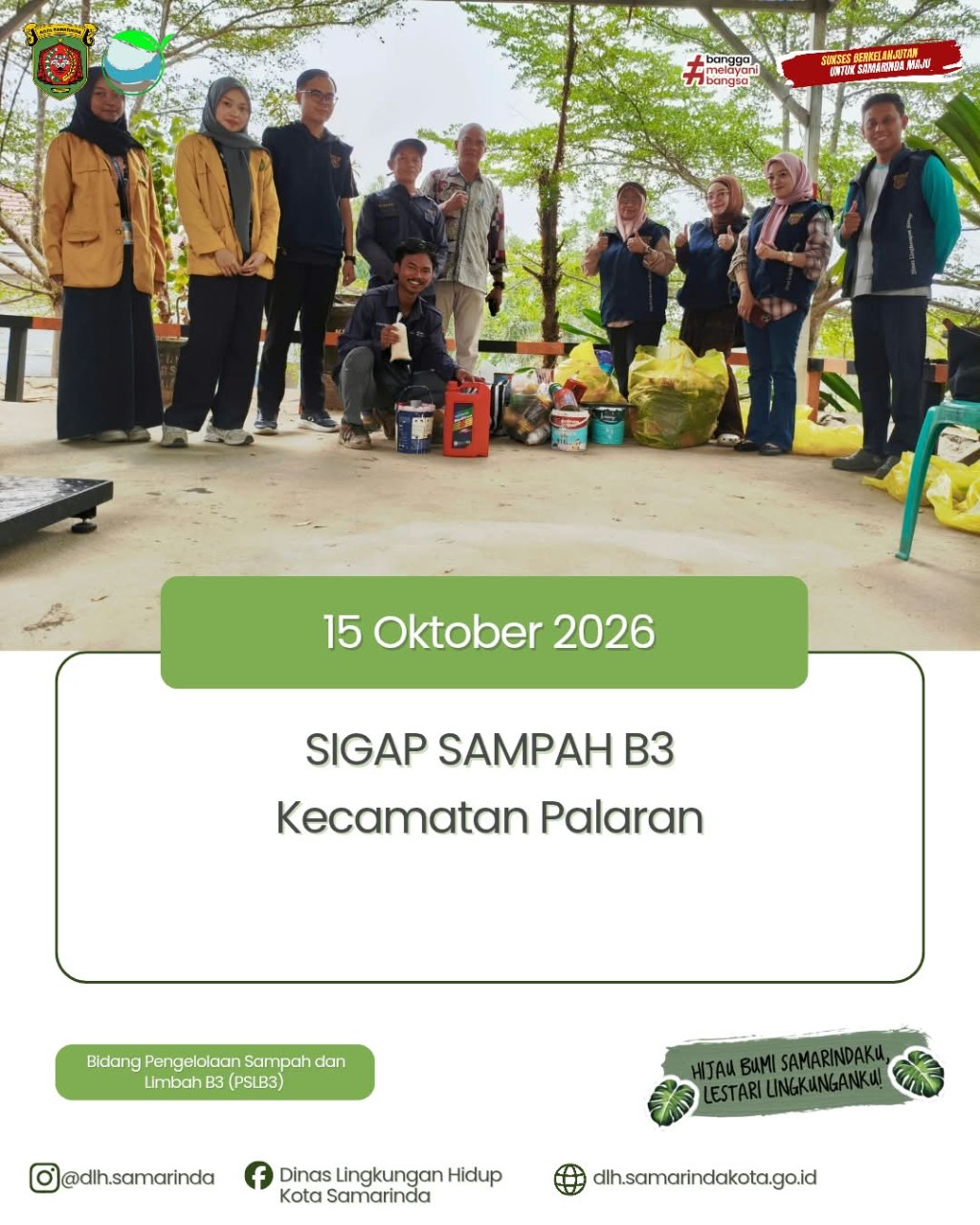 DLH Samarinda Selenggarakan Aksi SIGAP Sampah B3 di Kecamatan Palaran