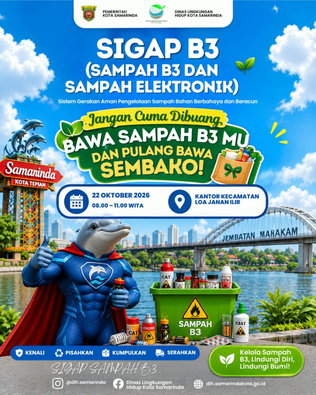 SIGAP SAMPAH B3 Hadir di Kantor Kecamatan Loa Janan Ilir!