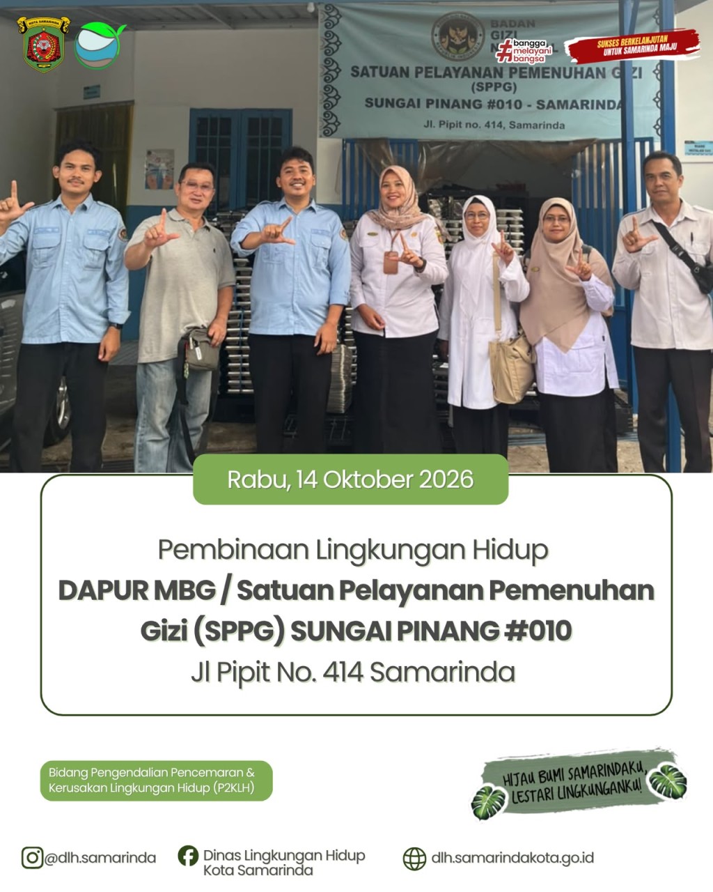 EMBINAAN LINGKUNGAN HIDUP DAPUR MBG / SPPG SUNGAI PINANG #010